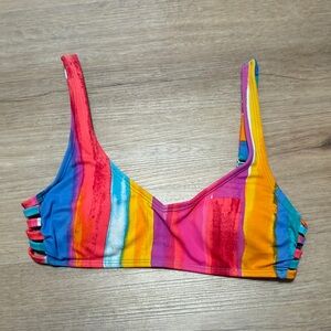 Xhilaration Multicolor Bikini Top